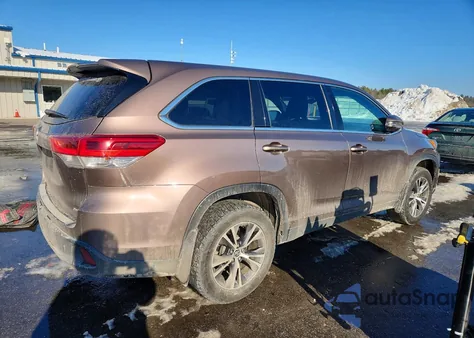 2019 Toyota Highlander Le from USA, damaged, VIN 5TDBZRFH6KS998655